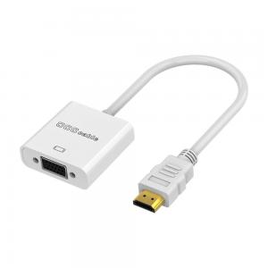 China 0.1m Cable HDMI To VGA Adapter Male To Female For Computer Desktop Laptop PC Monitor Projector on sale
