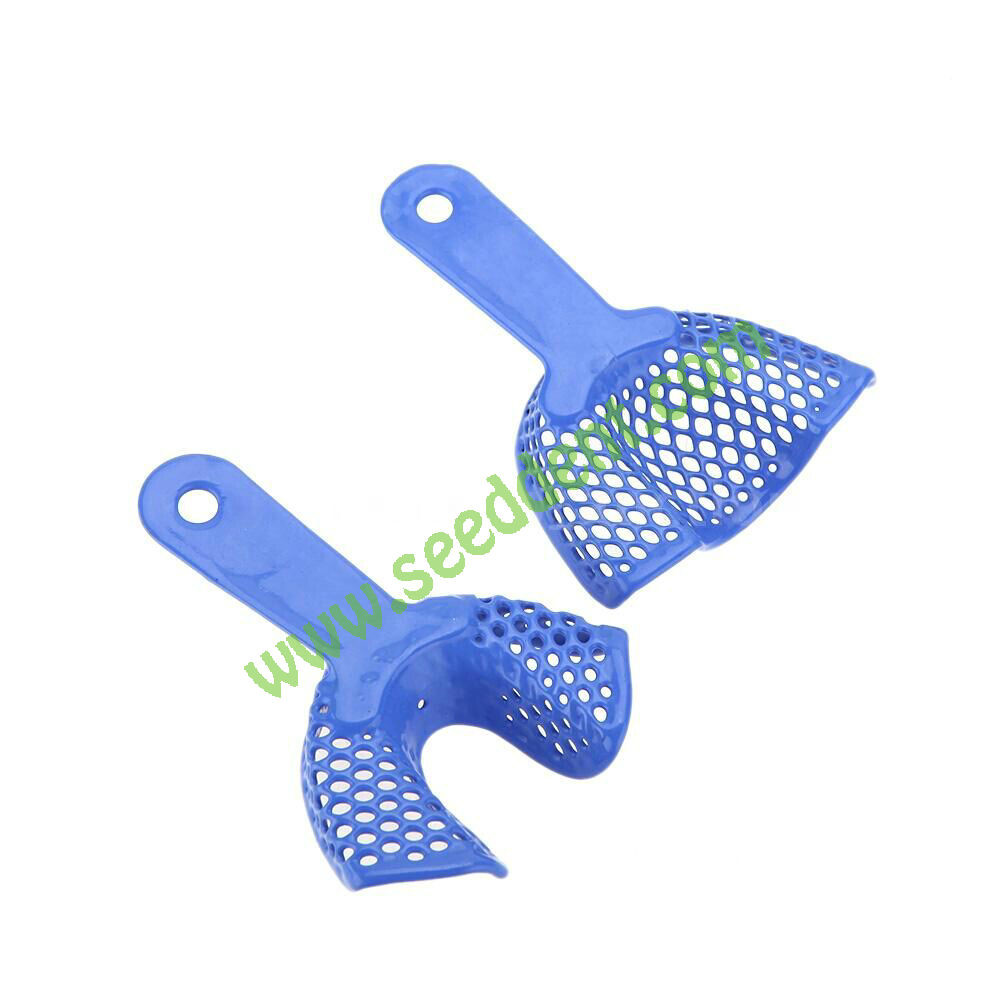 Best Blue Steel Plastic Dental Impression Tray L / M / S /Side Teeth / Anterior Teeth (can be autoclave) wholesale
