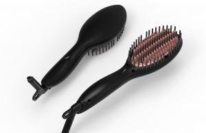 210C 410F Small Ionic Hair Straightening Brush Mens Beard Straightener