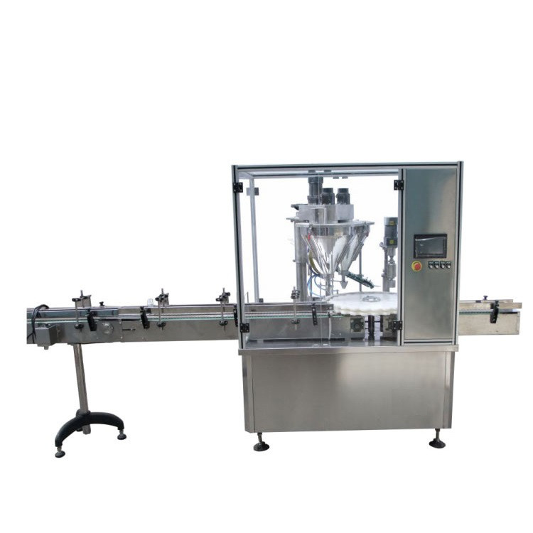 China High Efficient Bottle Dry Powder Milk Filling & Capping Machine For Foods Chemical Pharmacy on sale