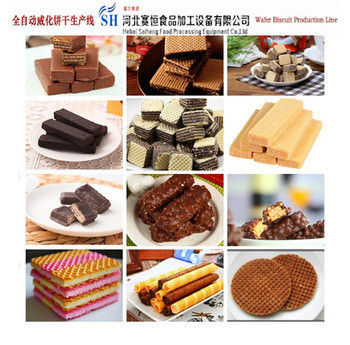 China Commercial Chocolate Wafer Biscuit Bakery Machines Food Making Machine on sale
