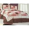 Buy cheap Burgundy Color Home Bed Quilts Modern Technics With Matched Printed 240x260cm from wholesalers