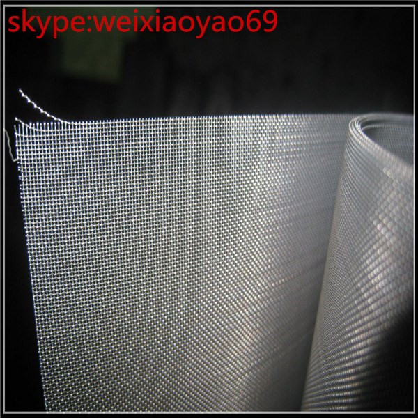 High tensile strength 40 60 80 100 120 150 250 300 mesh pure nickel wire mesh /stainless steel mesh/metal mesh