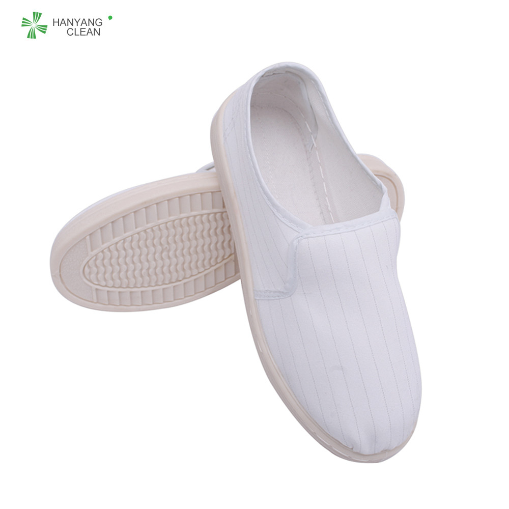 Best Stripe Canvas Anti Static Footwear Breathable With PVC Outsole Shoe wholesale