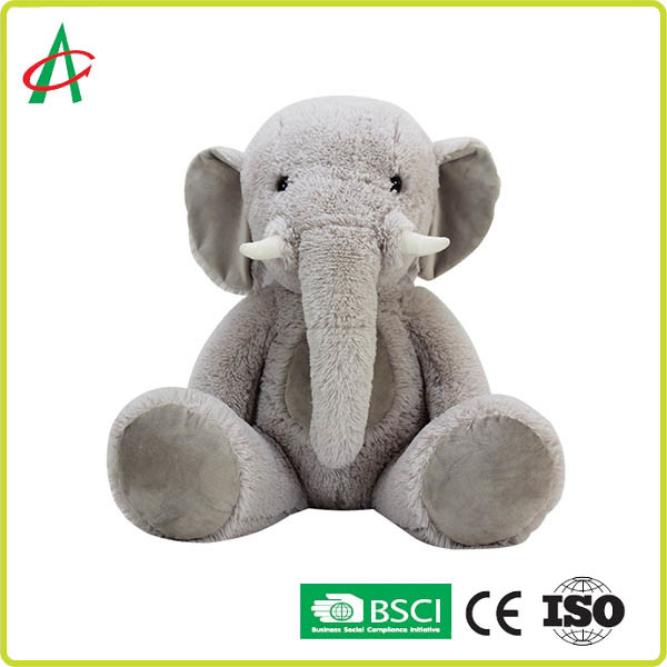 Best 30cm Grey Cuddly Stuffed Elephant Plush Toy OEM Acceptable wholesale