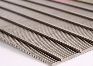 China Monel Hastelloy 100 Micron Wedge Wire Screens Flat Sieve Panel For Sand Filtering on sale