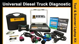 China Universal Diesel Truck Diagnostic Laptop Tool Scanner Complete Kit with Laptop on sale