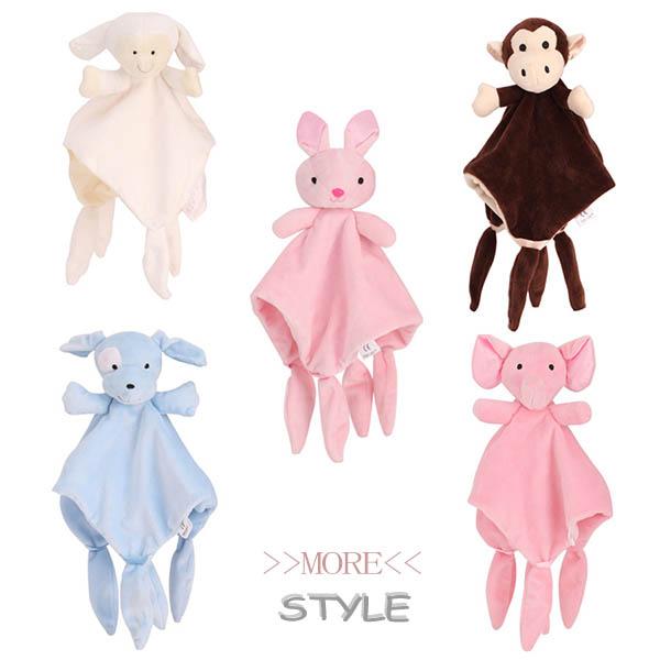 Soft Boa Newborn Comforter Toy , 13" Donkey Stuffed Animal