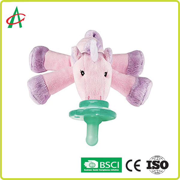 Best 7"x 6" Cute Unicorn Stuffed Animal With Pacifier wholesale