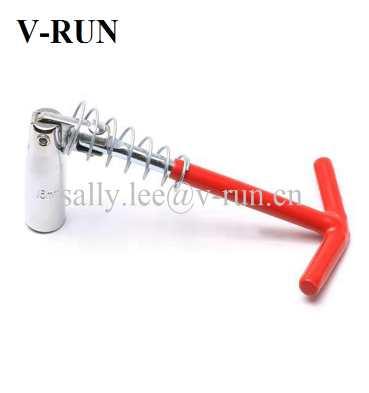 China T-Handle Universal Joint Spark Plug Socket Wrench on sale