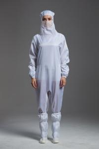 Best Safety Clothing Anti Static Garments , White Coveralls With Hood Size Customized wholesale
