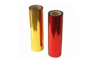 China Gold Red Hot Stamping Foil For Plastic PVC Opp Fim 115℃ - 120℃ Recommended on sale