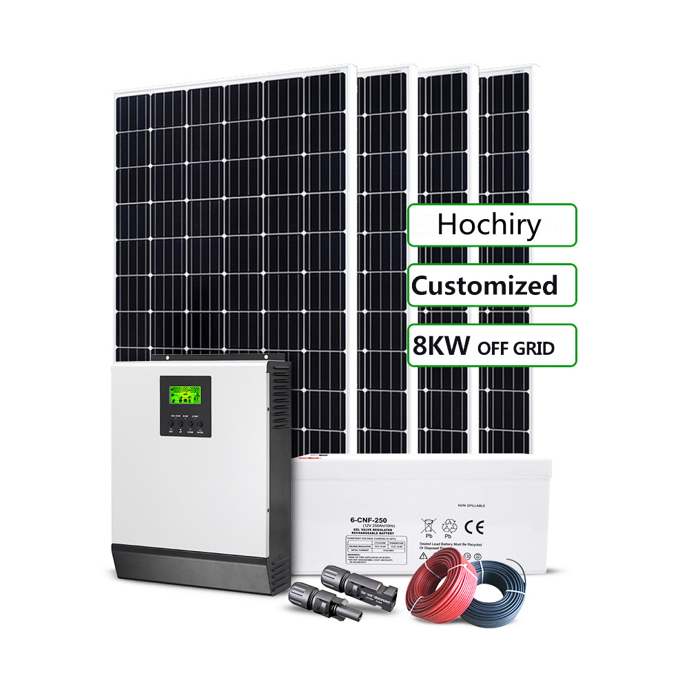 Off Grid 10kW Energy Storage Solar PV Panel With Tempered Glass