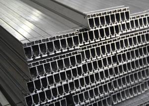 China Silver Industrial Standard Aluminum Extrusion Profiles Mill Finish Custom Length on sale