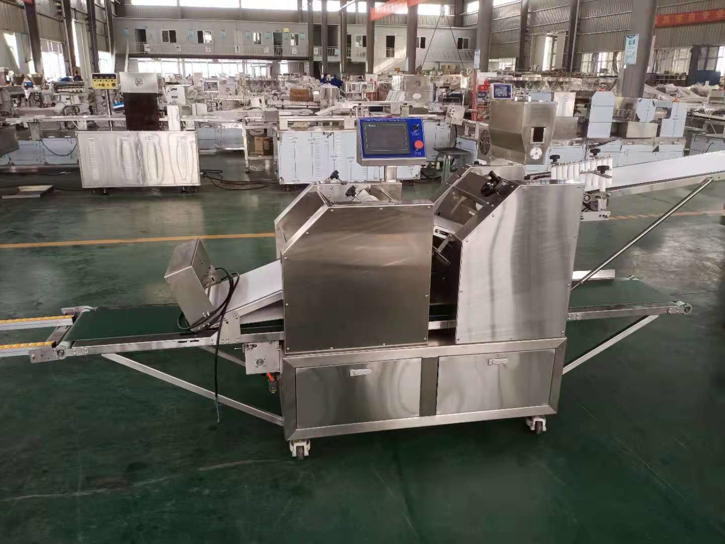 China Full Stainless Baby Snack Food Production Line With Cutter 220V 1Ph on sale