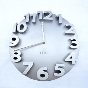 China 3D Big Digit Modern Contemporary Kitchen Office Home Decor Round Wall Clock on sale