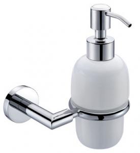 China Wall Mounted Soap Sanitizer Dispenser Bathroom Hardware Collections White on sale