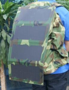 China flexible and foldable solar panel 28W for backpack on sale