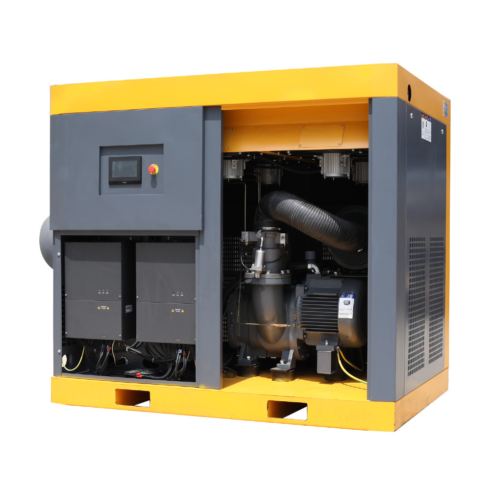 China factory direct price two stage air compressors energy efficient Permanent Variable frequency 37kw-160kw on sale