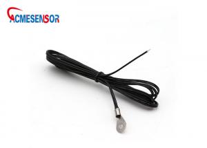 China Silicone Cable Pin Type Pt100 Temperature Sensor 4 Wire 4mm 5mm on sale