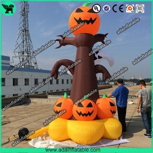 Best 5m Halloween Inflatable  Decorations Halloween inflatable pumpkin Tree with lighting wholesale