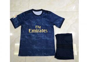 China Top quality cheap soccer jerseys & uniforms Kids jersey set football jersey plain on sale