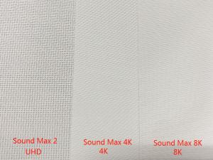 China OEM/ODM Only fabric Woven Acoustic Transparent Projection Screen Fabric With 4K/8K Home Theatre Speaker Sound Max screen on sale