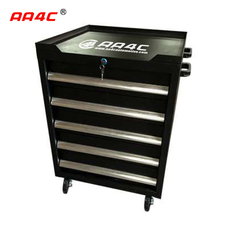 AA4C 5 drawer movable metal tool cabinet with tools Automobile Workshop Tool Set Trolley TC-014