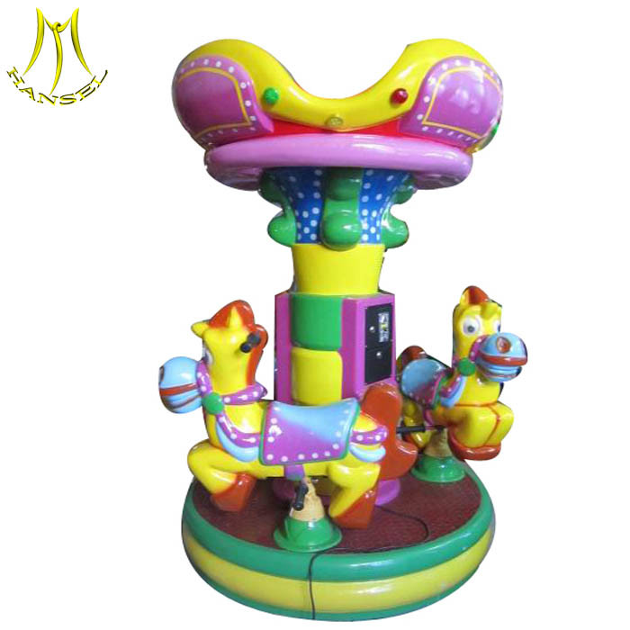 China Hansel   popular coin operated kiddie rides carousel  carnival rides on toy for sale on sale