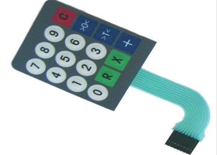 China Waterproof Silicone Rubber Keypad Membrane Switch For Telephone And Audio Equipment on sale