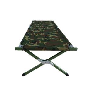 China Army Green Tactical Outdoor Gear Folding Military Cot Bed Aluminum Tube on sale