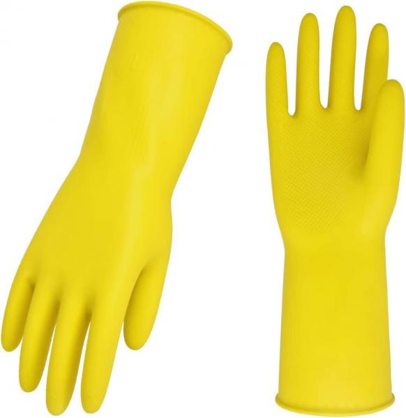 Cheap Reusable Household Rubber Dishwashing Gloves Extra Thickness Long Sleeves for sale