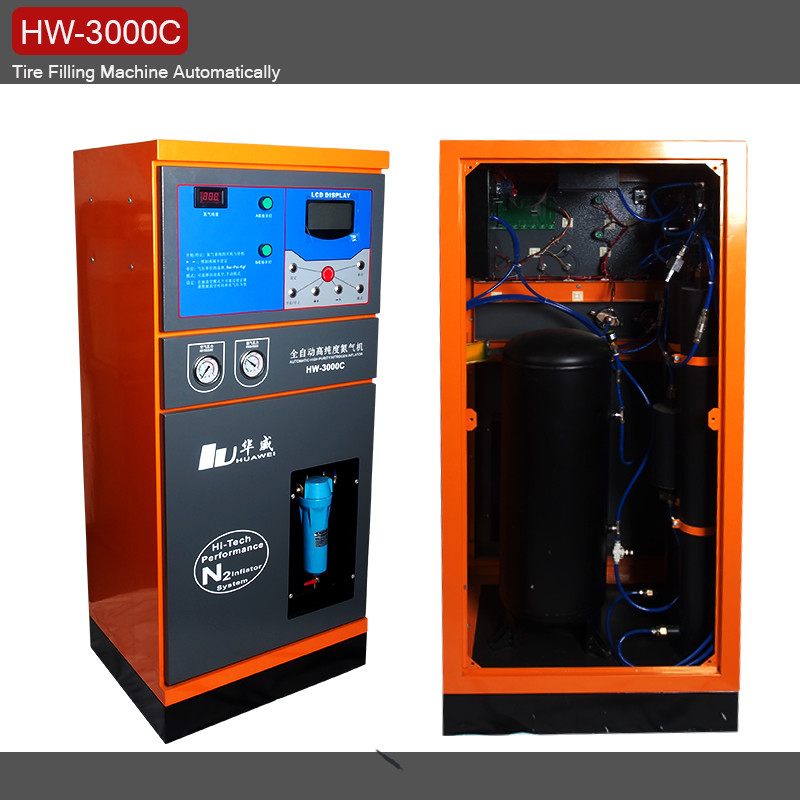 Best Model HW3000C Wide LCD Display Nitrogen Tyre Inflation N2 Tyre Inflator Machine wholesale