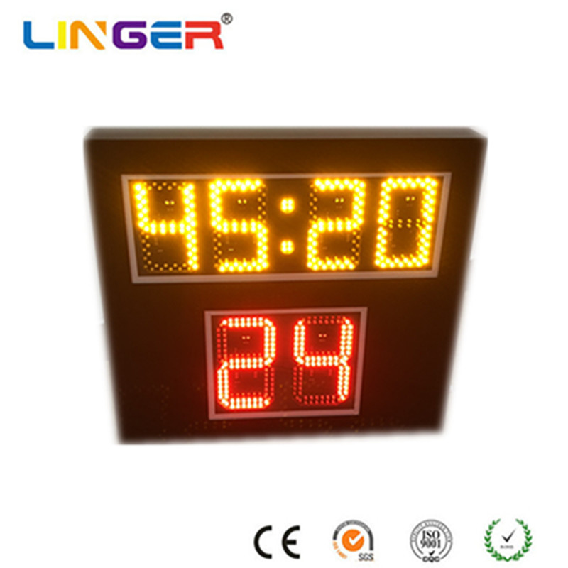 China Led Digital Shot Clock For Scoreboard , Basketball Shot Clock 545mm X 600mm X 90mm on sale
