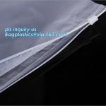 Custom Packaging Clear PVC Jelly Bag with Plastic Slider k PVC Storage Cosmetics