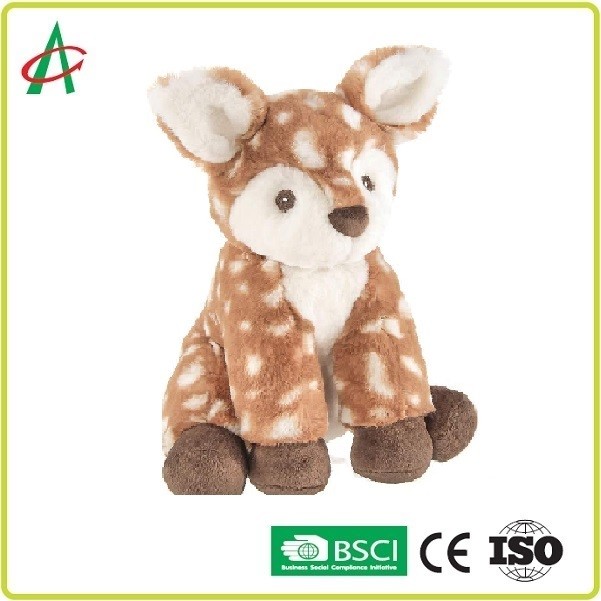 Best Fawn 10'' Custom Baby Stuffed Animal Huggable And Fun Plush wholesale