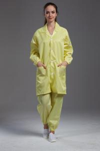 Best Anti Static ESD reusable Labcoat muticolor with conductive fiber suitable for Cleanroom wholesale