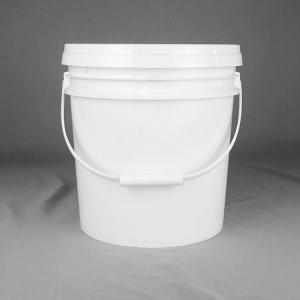 China Thermal Transfer Clear 5 Gallon Plastic Pails 20L Plastic Buckets With Lids on sale