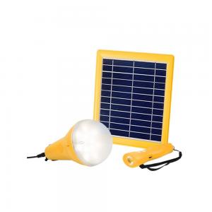 China Remote Control Solar Light System For House , 3W 6V Dc Solar Lighting System on sale