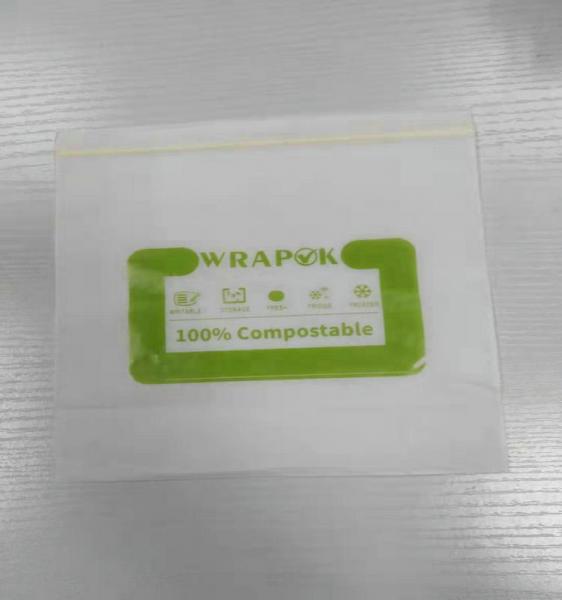 100% Biodegradable Corn Starch Compostable Plastic Zipper Bag Food grade biodegradable PLA bags