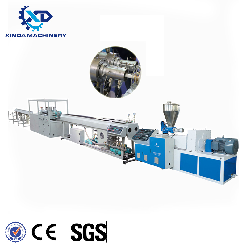 China SJ-75/30 PE Pipe Extrusion Line For Plastic Pipe Making Machine on sale