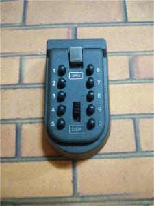 China Electronic Outdoor Key Safe Box Push Button Locking Mechanism High Security on sale