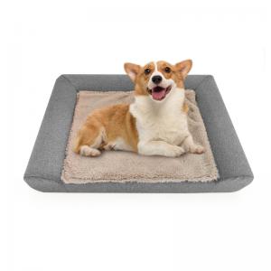 China Non Slip Bottom And Egg Crate Foam Washable Dog Bed For Large Dogs on sale