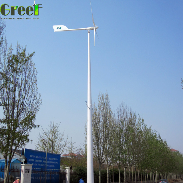 China 20kW Low Start Speed Pitch Control Horizontal Axis Wind Turbine Magnet Generator For Home on sale