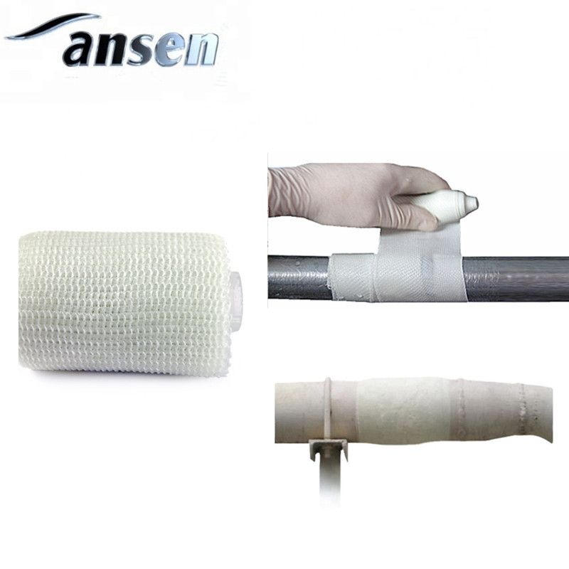 Best Pressure resistance water activated plumbing pipe fix wrap kit coated with polyurethane resin wholesale