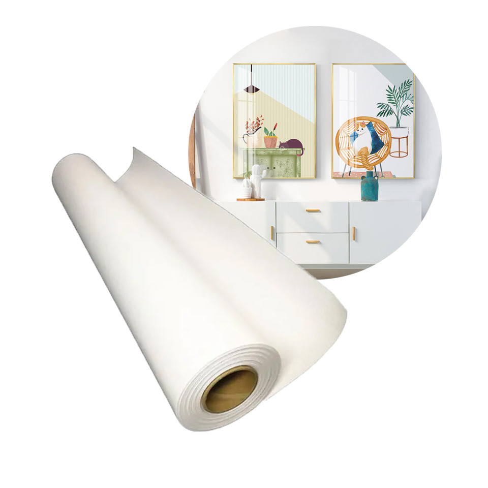 China Excellent Quality Water-based 260gsm Polyester Inkjet Glossy Canvas Roll on sale