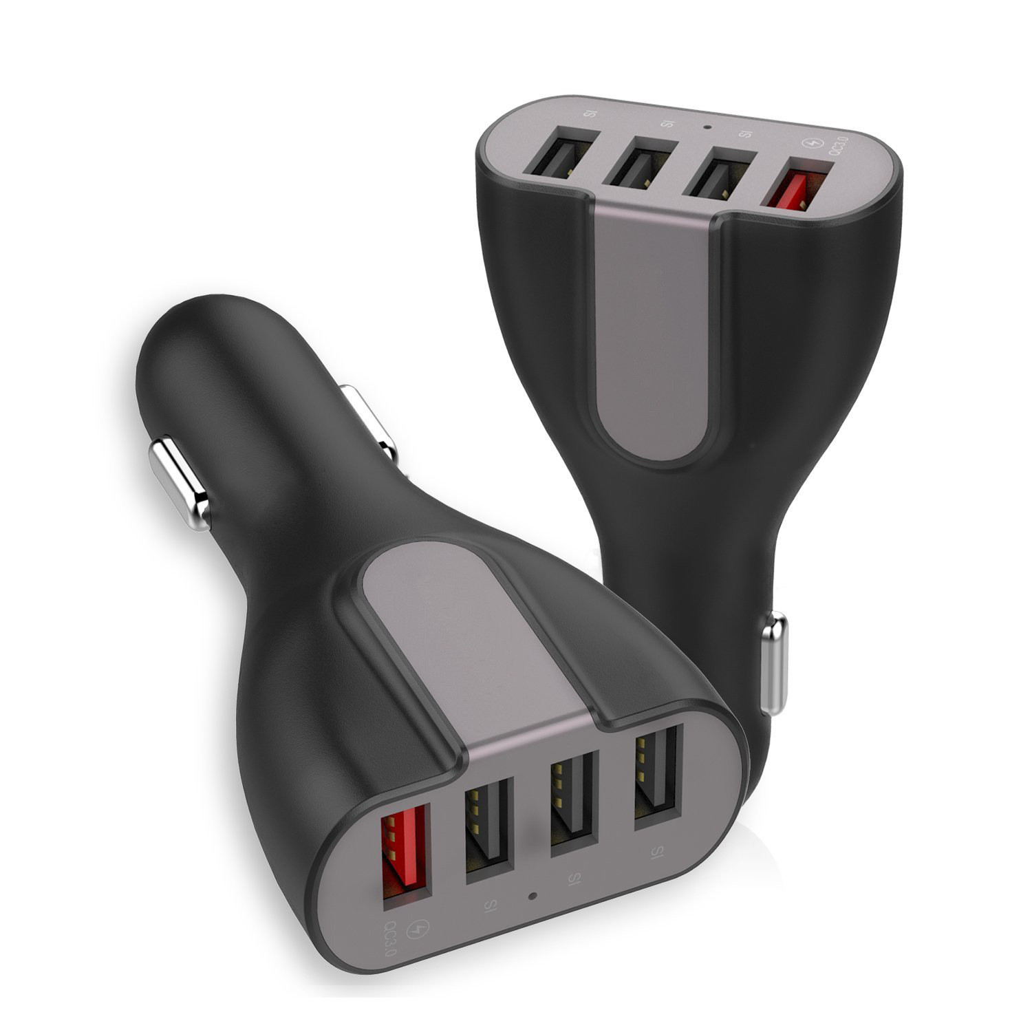 China Fast Car Charger 50W 10A 4-Port USB Car Charger with Qualcomm Quick Charge 3.0 - DSDIA on sale