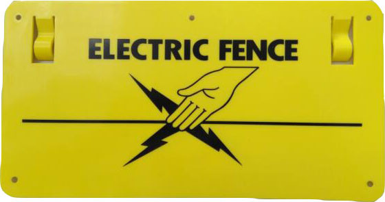 Cheap Warning Sign-Customizable/ electric fencing warning signs/ Electric Fence Warning Sign for sale