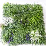 China 42cm Artificial Green Walls Creeper Boxwood Hedge Moss Grass Indoor for sale