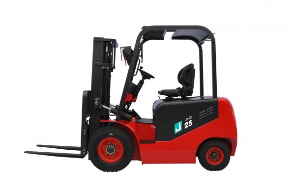 Cheap AC Drive Battery Powered Forklift , 4 Wheel Electric Forklift 2.5 Ton Lifting Capacity for sale